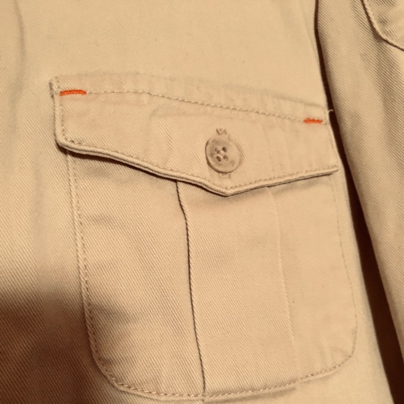 Khaki Button Shirt - Picture 3 of 6